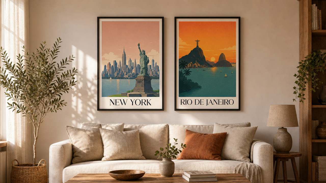 Rio de Janeiro | Vintage Travel Framed Poster Print