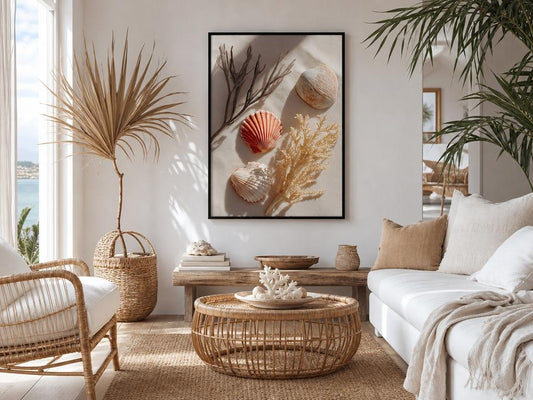 Shells & Coral No.4 | Coastal Still Life Framed Poster Prints