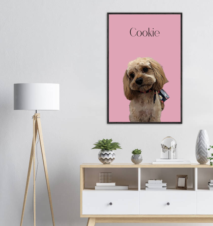 Custom Cartoon Pet Portraits - Custom Dog, Cat & Animal Art Prints