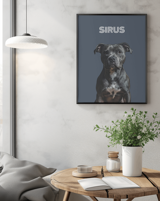Custom Cartoon Pet Portraits - Custom Dog, Cat & Animal Art Prints