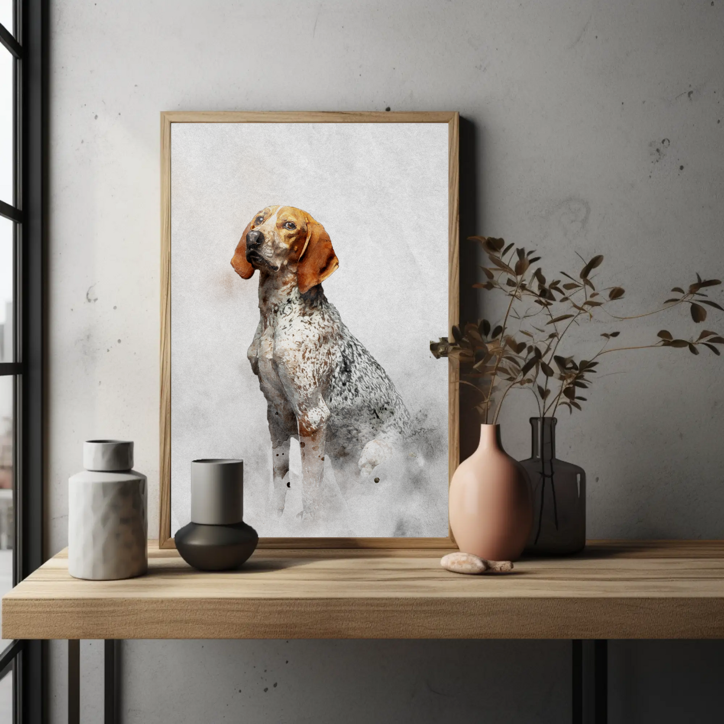 Customised Watercolour Pet Portrait – Custom Dog, Cat & Animal Art Prints
