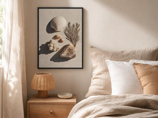 Shells & Coral No.2 | Coastal Still Life Framed Poster Prints