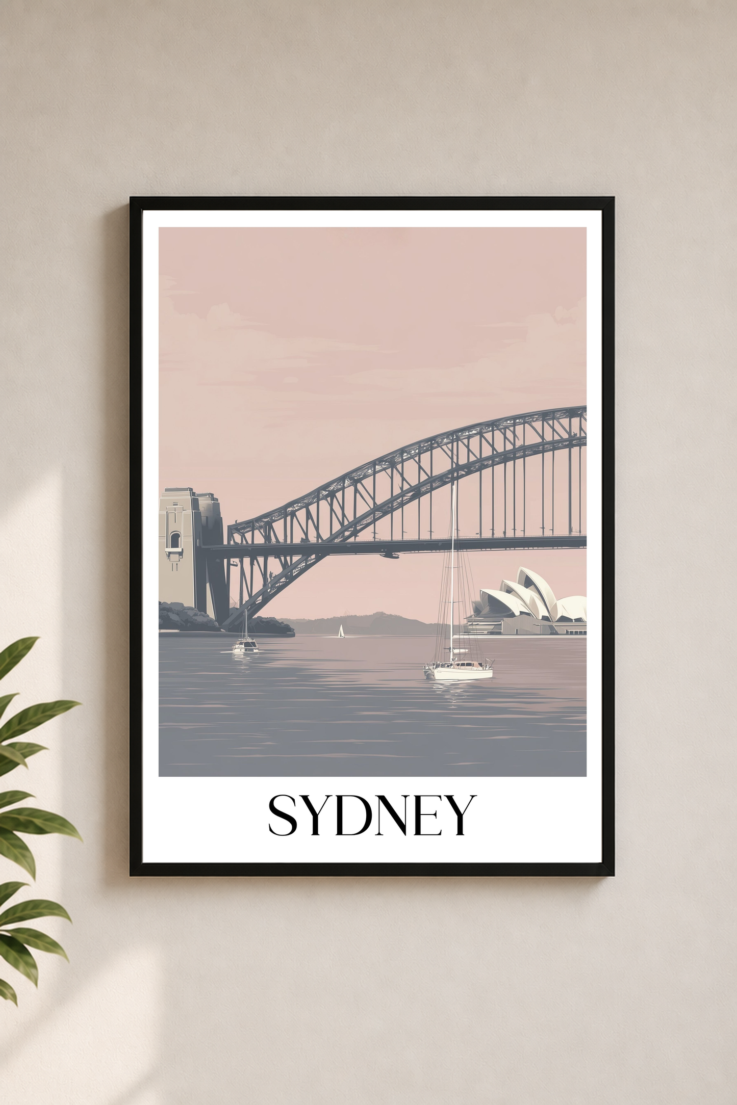 Sydney Harbour | Vintage Travel Framed Poster Print