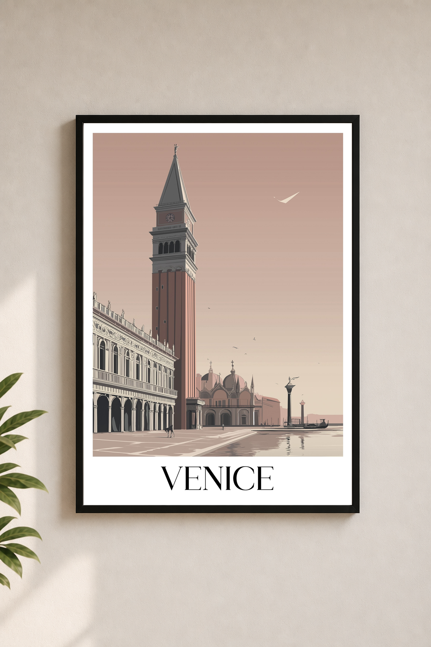 Venice | Vintage Travel Framed Poster Print